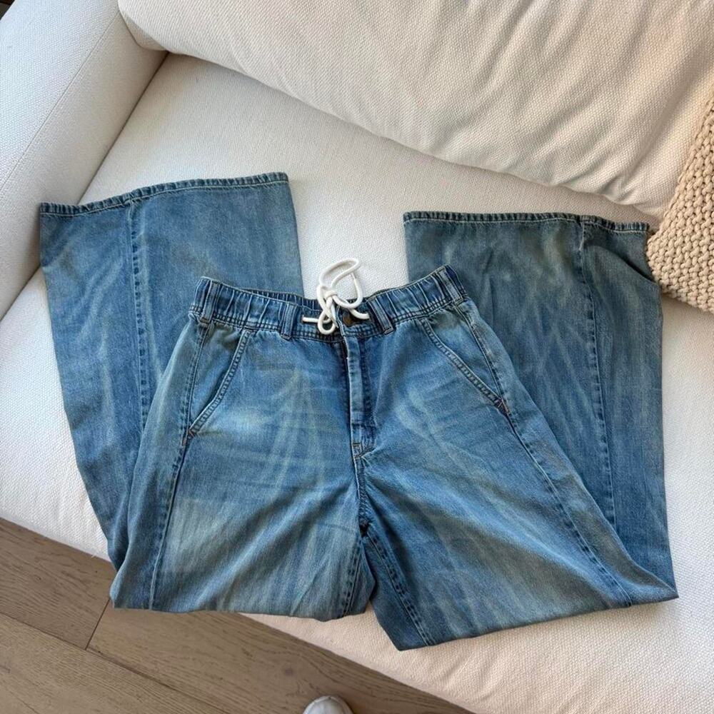 Free people pilcro blue sweat jeans - Picture 2 of 7